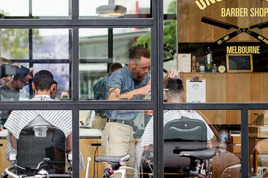 Electrical and Lighting: Uncle Rocco's Barber Shop, Port Melbourne